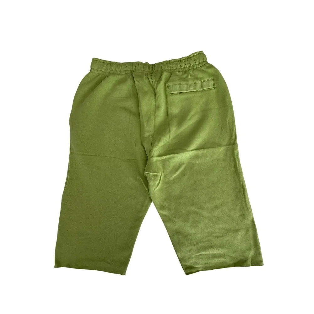 Nike Mens Club Fleece Shorts Lime Green BV2671-332 Size Large NWT